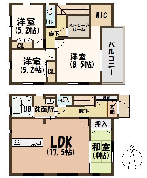 香芝市今泉の新築一戸建