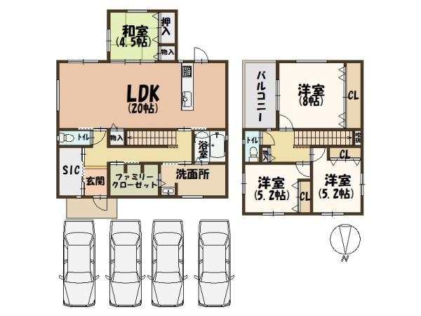 北葛城郡広陵町大字南郷の新築一戸建