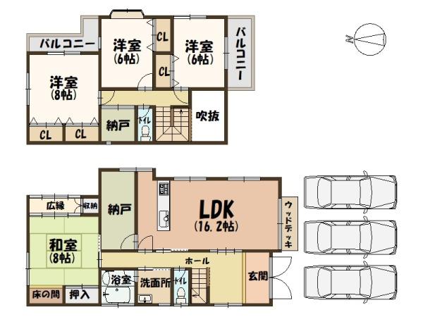 生駒郡斑鳩町法隆寺北２丁目の中古一戸建