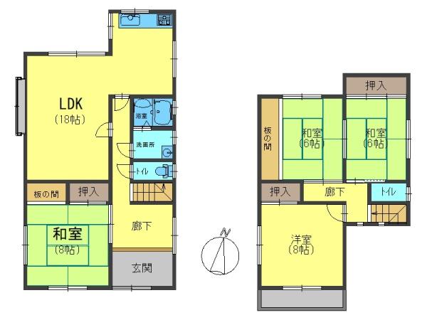 北葛城郡上牧町松里園２丁目の中古一戸建