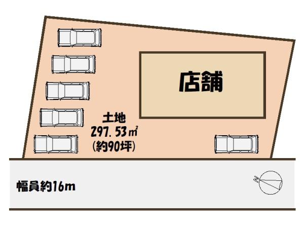 北葛城郡上牧町上牧店舗付土地