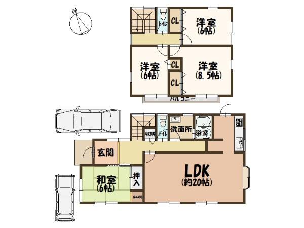 香芝市西真美２丁目の中古一戸建