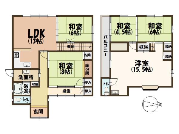 桜井市大字上之庄の中古一戸建