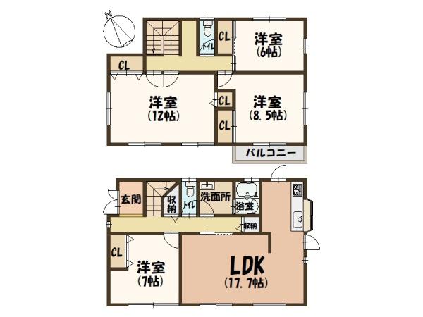 香芝市白鳳台２丁目の中古一戸建