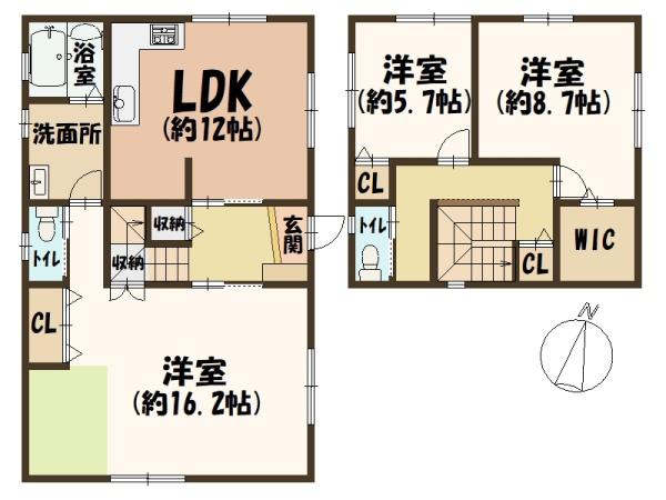 北葛城郡上牧町松里園１丁目の中古一戸建