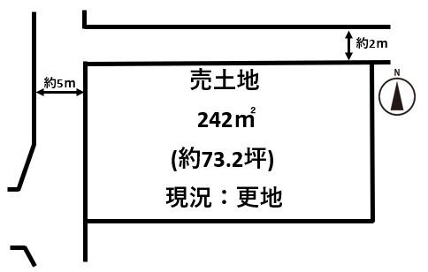 北葛城郡広陵町大字安部の土地