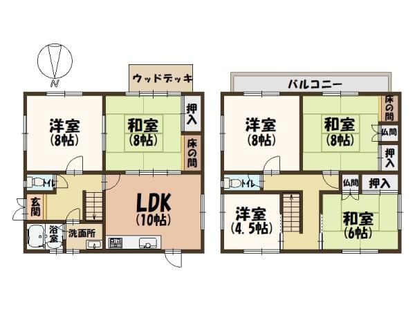 香芝市藤山１丁目の中古一戸建