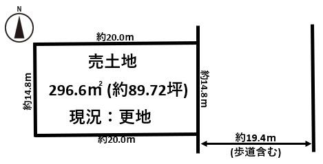 北葛城郡広陵町馬見北３丁目の売土地