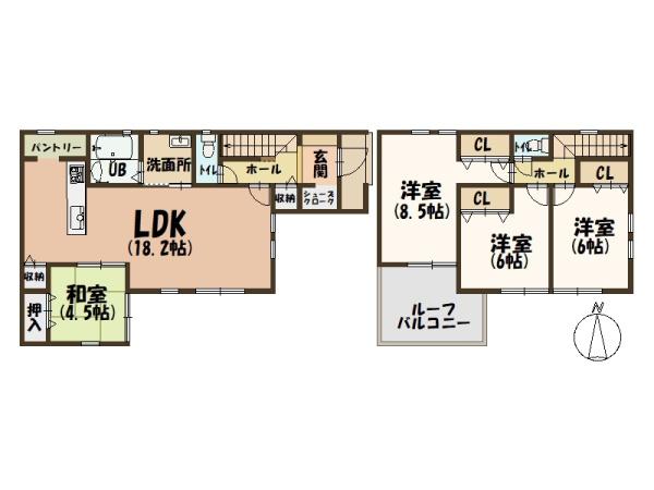 御所市鴨口町の新築一戸建