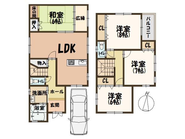生駒郡三郷町勢野西５丁目の中古一戸建