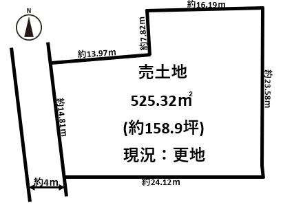 磯城郡田原本町大字黒田の土地