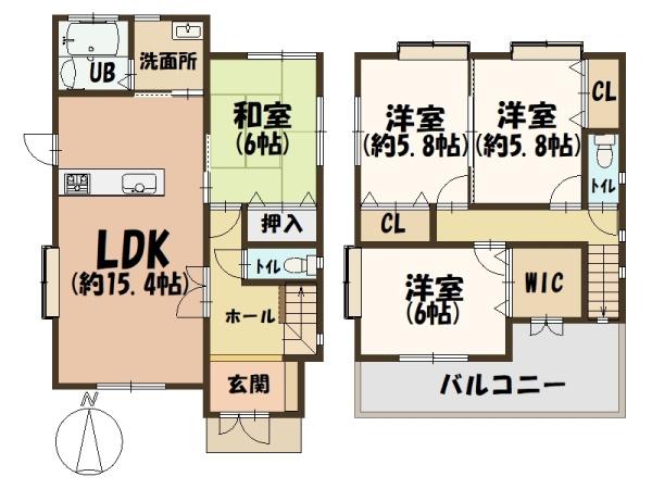 香芝市今泉の中古一戸建て