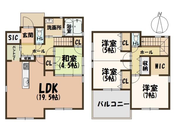 香芝市別所の新築一戸建