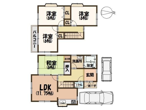 香芝市畑５丁目の中古一戸建て