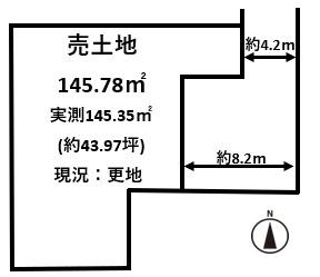 香芝市鎌田の売土地