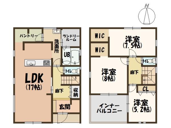 北葛城郡上牧町大字上牧の新築一戸建