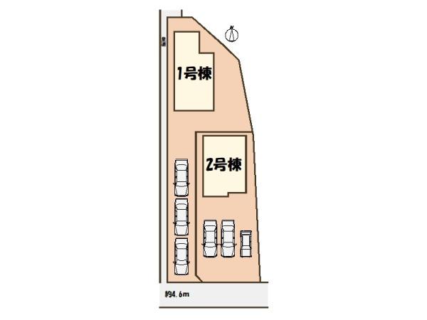 北葛城郡上牧町大字上牧の新築一戸建(全体区画図)