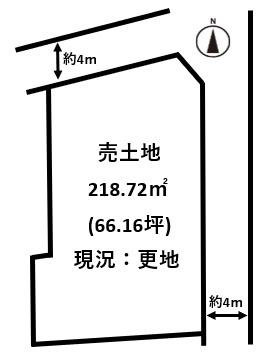 橿原市新賀町の売土地