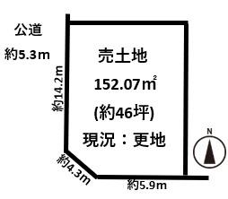 香芝市磯壁３丁目の売土地