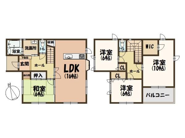 香芝市旭ケ丘５丁目の中古一戸建