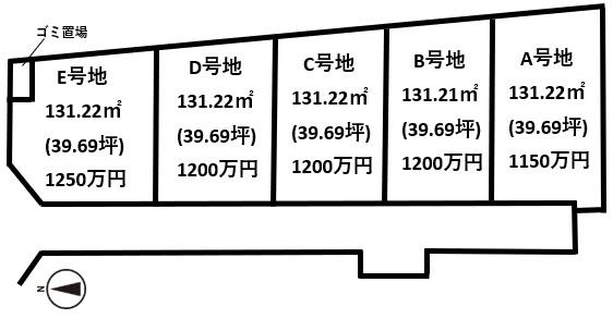 葛城市疋田の売土地