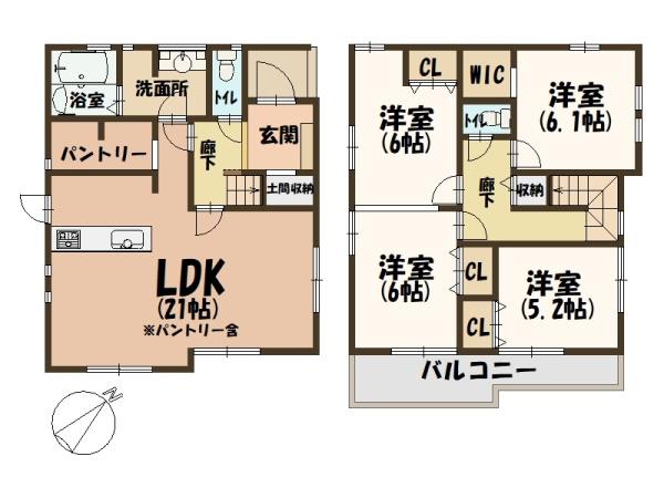 香芝市西真美２丁目の新築一戸建