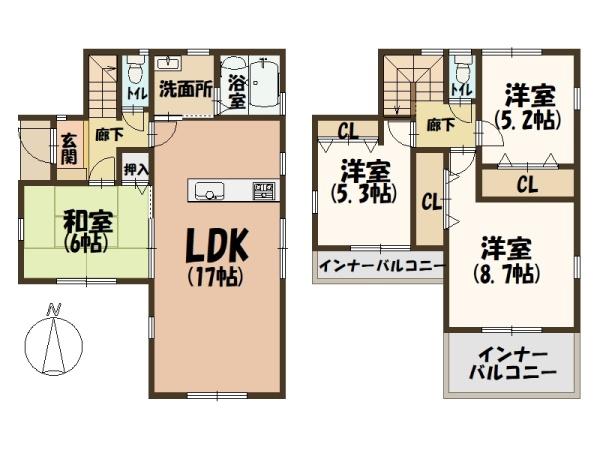 北葛城郡上牧町大字中筋出作の新築一戸建