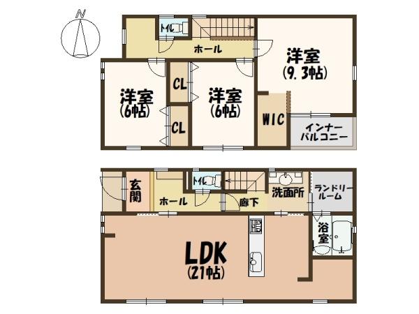 リーブルG桜井市外山5期新築分譲全2区画1号地