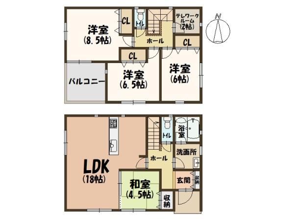 クレイドルG広陵町百済第1新築分譲全2区画2号地