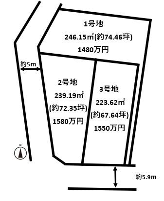 北葛城郡上牧町滝川台１丁目の売土地