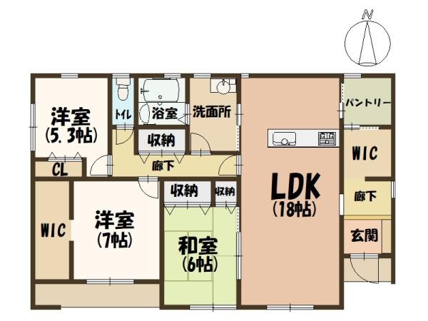 リーブルG葛城市笛堂6期新築分譲全2区画平屋建