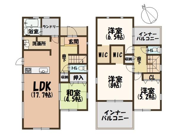 リーブルG桜井市三輪10期新築分譲全2区画1号地