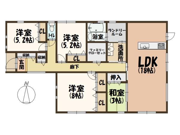 リーブルG田原本町黒田4期新築分譲全5区画5号地