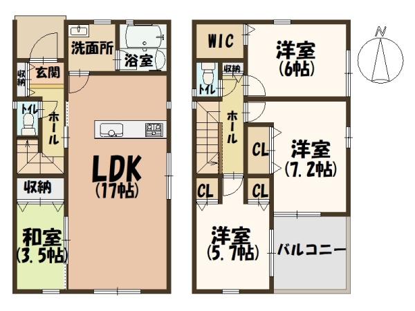 クレイドルG平群町若葉台第1新築分譲全5区画3号地