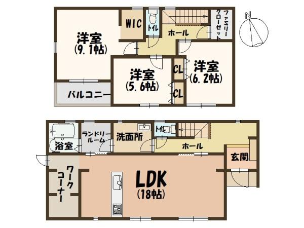 リーブルG広陵町大野6期新築分譲全5区画5号地
