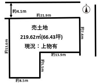 磯城郡田原本町三輪町土地約75坪1000万円