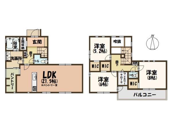 天理市川原城町新築分譲全１区画4490万円