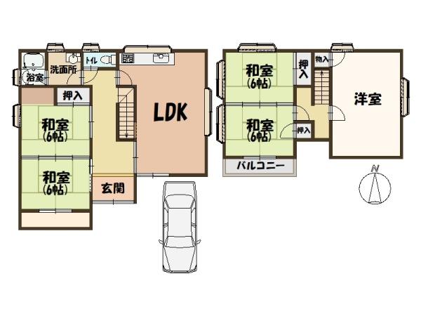 生駒郡平群町光ヶ丘2丁目中古戸建