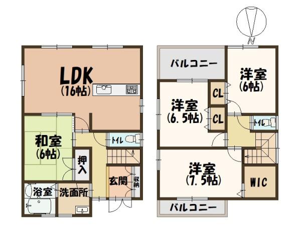 大和高田市市場H25年築一部改装履歴あり中古戸建