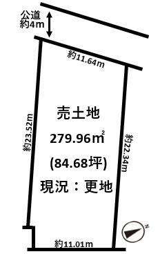 北葛城郡王寺町舟戸３丁目の売土地