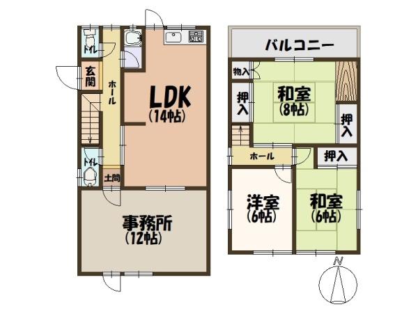橿原市山之坊町耳成駅徒歩約14分・中古戸建