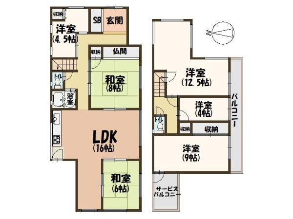 平群町北信貴ヶ丘2丁目竜田川駅徒歩10分・土地約66坪付
