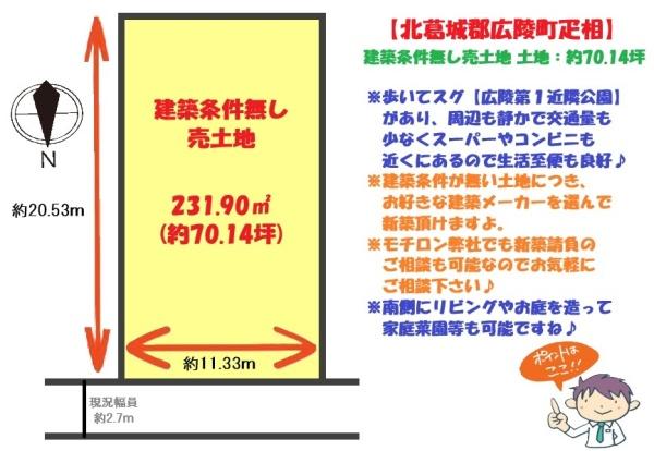 北葛城郡広陵町大字疋相の土地