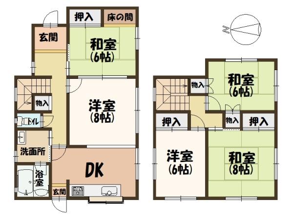 橿原市白橿町1丁目土地約76坪付き中古戸建