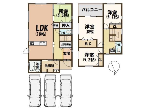 広陵町疋相新築分譲全3区画3号地
