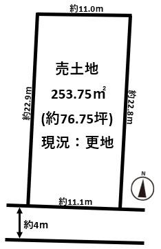 北葛城郡広陵町大字笠の土地