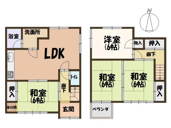 橿原市十市町改装済み中古戸建・新ノ口駅徒歩約12分