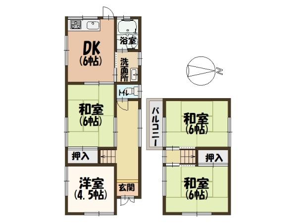香芝市磯壁2丁目収益物件や建替用地にも