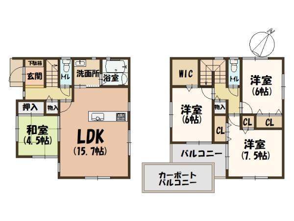 生駒郡三郷町三室1丁目令和5年新築の中古戸建