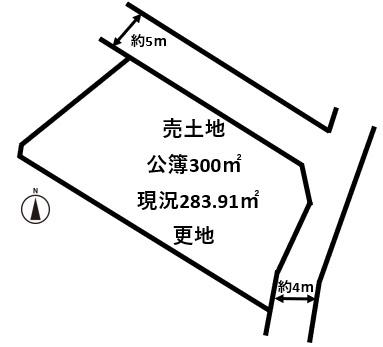 香芝市上中の売土地